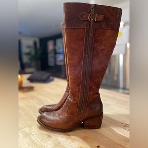 Born Suede and Leather Boot